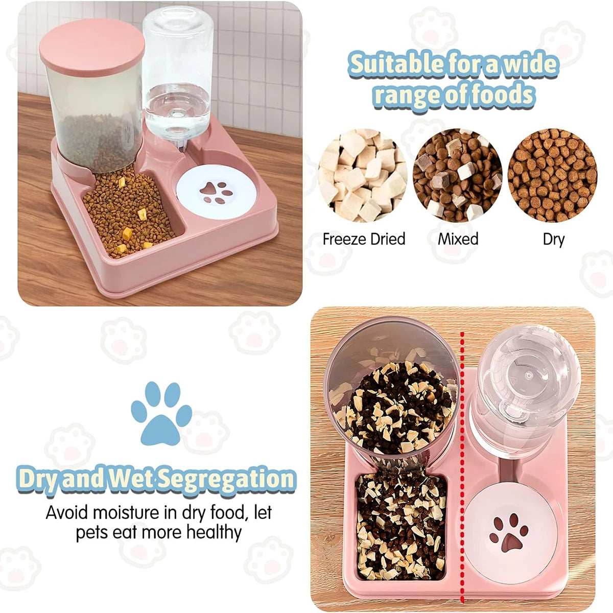 Easy Feed & Hydrate Pet Station