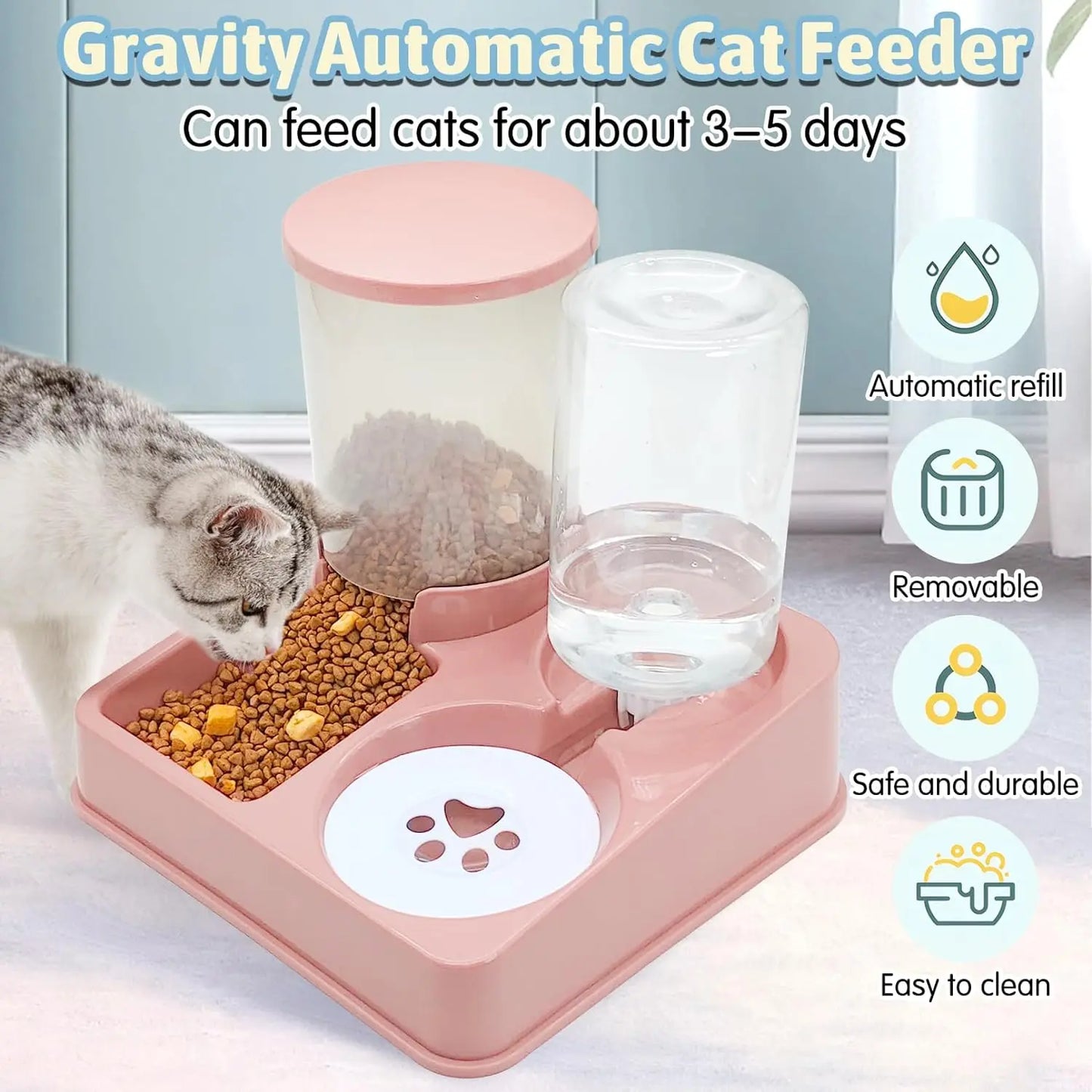 Easy Feed & Hydrate Pet Station