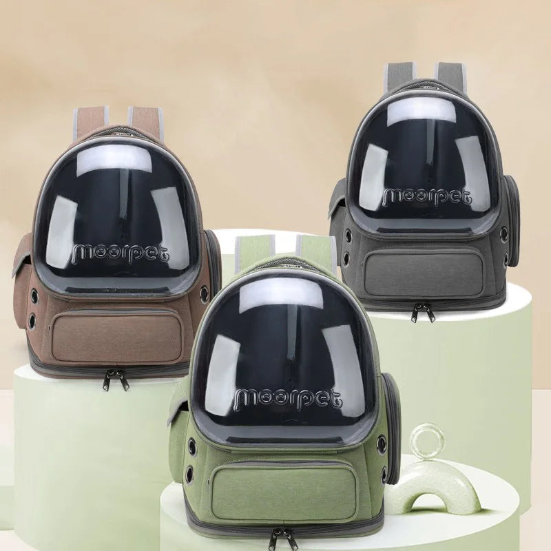 Clear-View Pet Travel Backpack