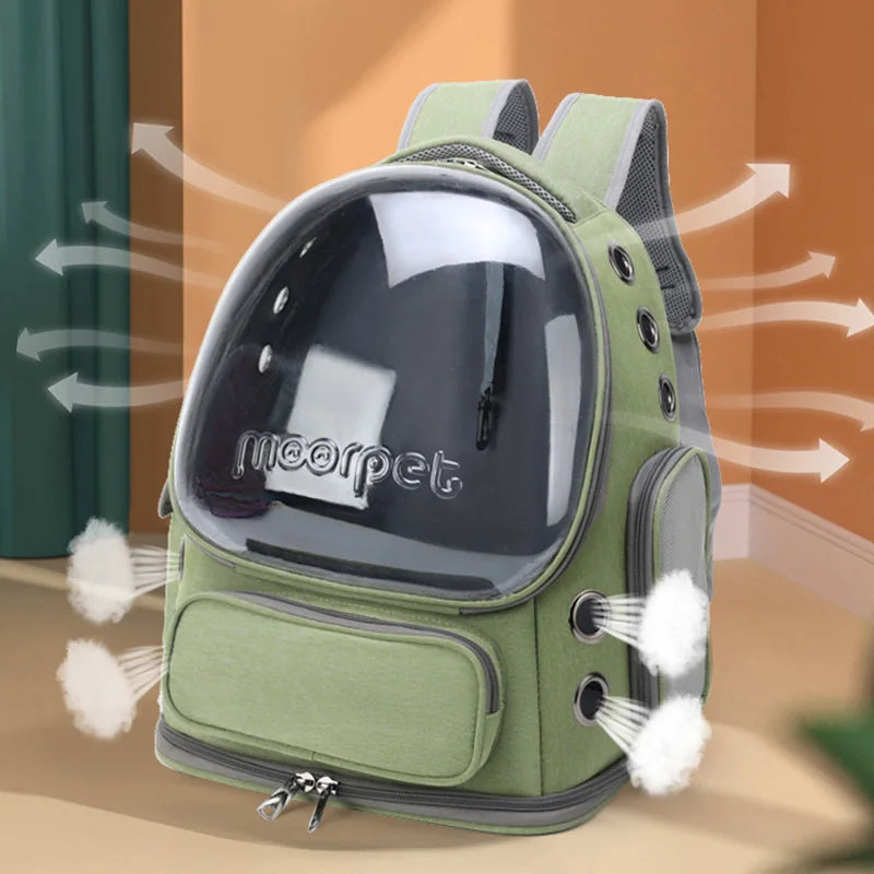 Clear-View Pet Travel Backpack